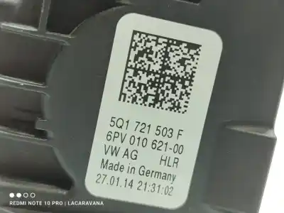 Автозапчасти б/у педаль газа за seat leon (5f1) 1.4 tsi ссылки oem iam 5q1721503f  