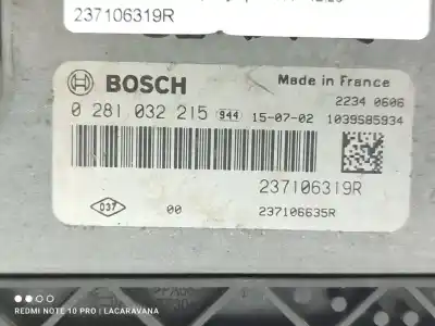 Автозапчастина б/у ебу контролер двигуна для dacia dokker stepway посилання на oem iam 237106319r  