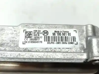 Second-hand car spare part electronic module for peugeot 308 style oem iam references 9819598180  