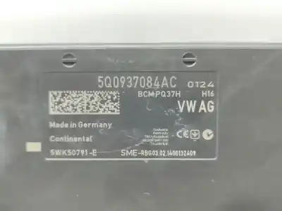 Автозапчастина б/у електронний модуль для seat leon (5f1) 1.4 tsi посилання на oem iam 5q0937084ac  