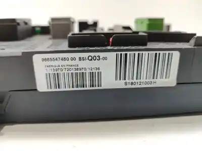 Second-hand car spare part electronic module for citroen c4 lim. exclusive oem iam references 9665547480  