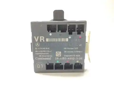 Second-hand car spare part electronic module for mercedes-benz clase e (w212) familiar e 200 bluetec (212.206) oem iam references a2129004214