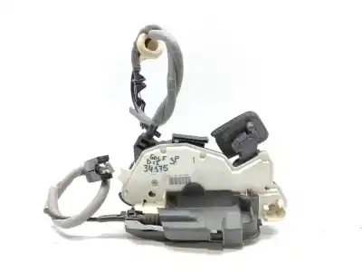 Pièce détachée automobile d'occasion serrure de porte avant gauche pour volkswagen golf vii lim. gtd bluemotion références oem iam 5k1837015e