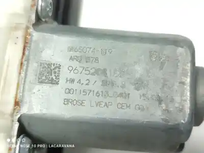 Second-hand car spare part rear right window regulator for citroen c4 picasso feel oem iam references 9676172380  