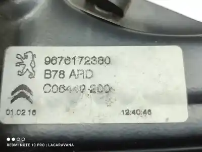 Second-hand car spare part rear right window regulator for citroen c4 picasso feel oem iam references 9676172380  