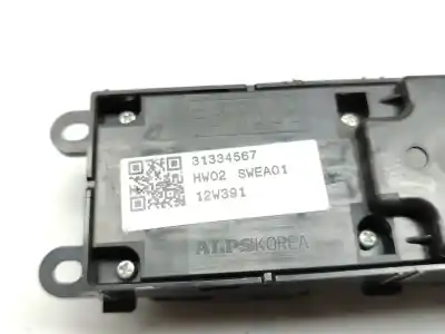 Second-hand car spare part left front power window switch for volvo v40 momentum oem iam references 31334567  