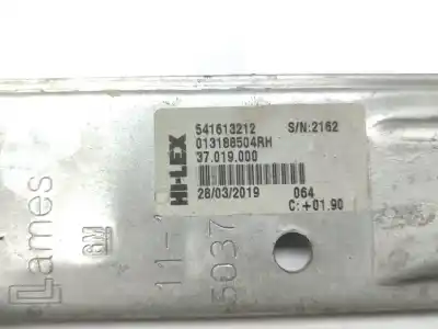 Second-hand car spare part rear right window regulator for opel corsa e selective oem iam references 13188504  