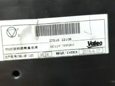 Peça sobressalente para automóvel em segunda mão comando de sofagem (chauffage / ar condicionado) por renault kadjar experience referências oem iam 275102210r  