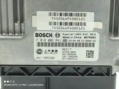 Second-hand car spare part ecu engine control for mg zs comfort oem iam references f01r00dr4j  