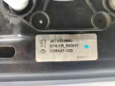 Автозапчастина б/у регулятор переднього правого скла для citroen c4 picasso exclusive посилання на oem iam 9675924680  