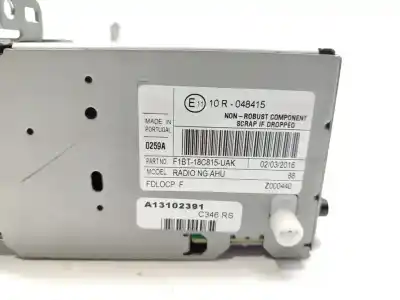 Second-hand car spare part audio system / radio cd for ford focus iii 1.5 tdci oem iam references f1bt18c815uak  