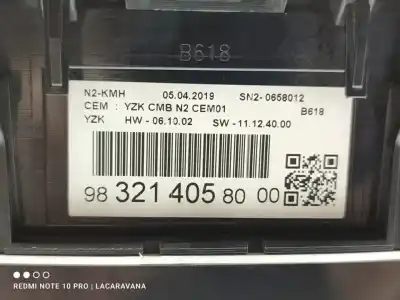 Peça sobressalente para automóvel em segunda mão quadrante por citroen c3 comercial referências oem iam 9832140580  