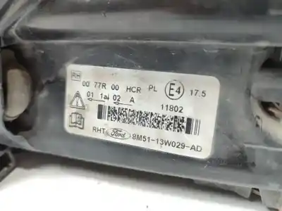 Second-hand car spare part right headlight for ford focus lim. (cb4) business oem iam references 8m5113w029ad  