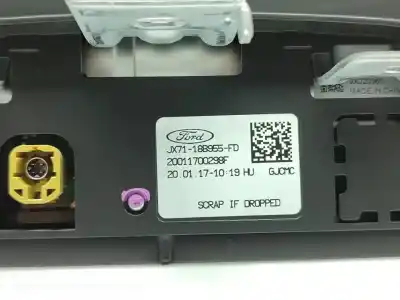 Second-hand car spare part multifunction display for ford focus st-line oem iam references jx7118b955fd  