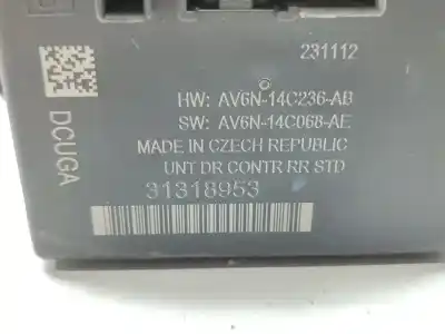 Second-hand car spare part electronic module for volvo v40 momentum oem iam references 31318953  