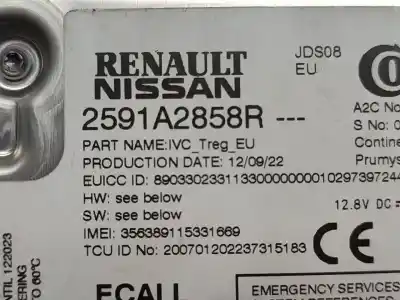 Автозапчастина б/у електронний модуль для renault captur ii intens 154 cv / 113 kw посилання на oem iam 2591a2858r  