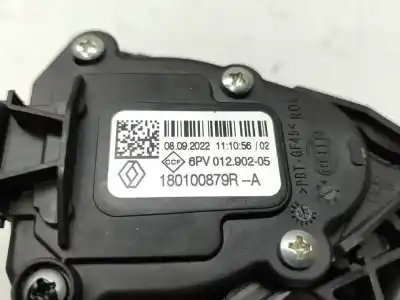 Автозапчастина б/у педаль акселератора для renault captur ii intens 154 cv / 113 kw посилання на oem iam 180100879r  