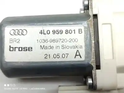Second-hand car spare part left front window motor for audi q7 (4l) 3.0 tdi oem iam references 4l0959801b