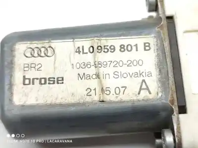 Tweedehands auto-onderdeel linker ruit motor achter voor audi q7 (4l) 3.0 tdi oem iam-referenties 4l0959801b  