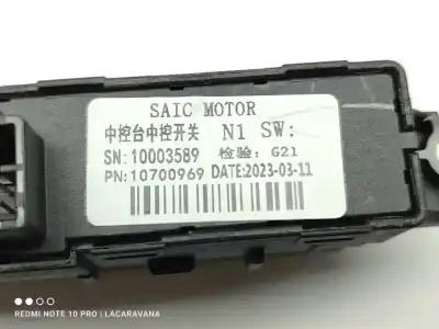 Second-hand car spare part switch for mg zs comfort oem iam references 10700969  