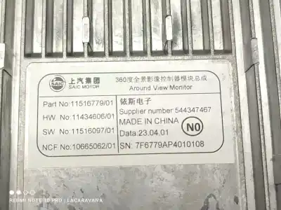 Second-hand car spare part electronic module for mg zs comfort oem iam references 11516779  