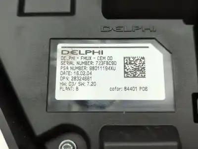 Автозапчастина б/у многофункційне управління для citroen c4 picasso feel посилання на oem iam 98011194xu