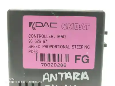 Second-hand car spare part electronic module for opel antara cosmo 4x4 oem iam references 96626671  
