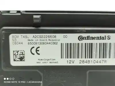 Second-hand car spare part electronic module for renault clio iv business oem iam references 284b10447r  