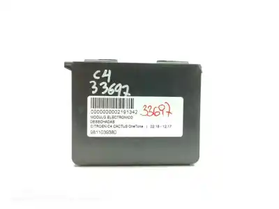 Second-hand car spare part electronic module for citroen c4 cactus onetone oem iam references 9811039380  