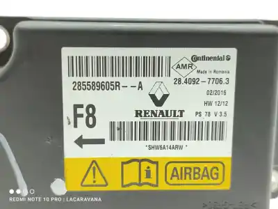 Автозапчасти б/у блок управления подушками безопасности за renault scenic iii emotion ссылки oem iam 285589605r  