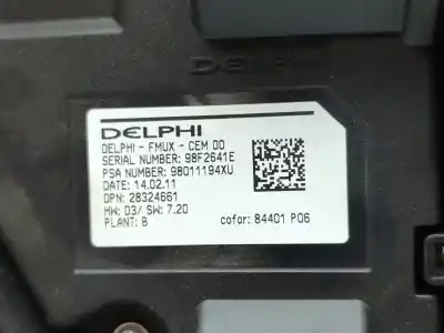 Second-hand car spare part multifunction switch for citroen c4 picasso attraction oem iam references 98011194xu  