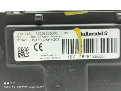 Second-hand car spare part electronic module for dacia sandero laureate oem iam references 284b18663r  
