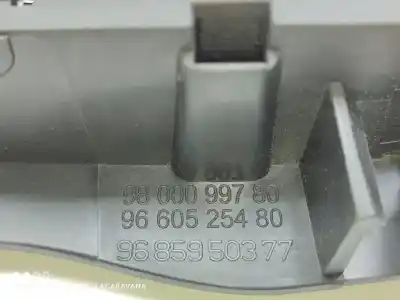 Second-hand car spare part interior left rear handle for citroen c4 picasso attraction oem iam references 9800099780