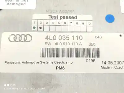 Second-hand car spare part audio system / radio cd for audi q7 (4l) 3.0 tdi oem iam references 4l0035110  