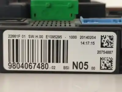 Автозапчасти б/у электронный модуль за citroen c4 picasso attraction ссылки oem iam 9804067480  