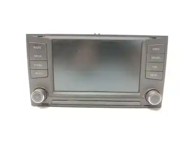 Peça sobressalente para automóvel em segunda mão display gps / multimídia por seat leon st (5f8) reference plus referências oem iam 5f0919604