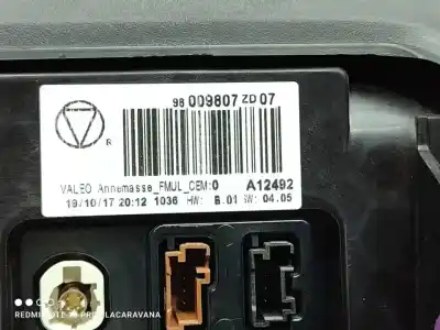 Second-hand car spare part multifunction display for citroen c4 cactus onetone oem iam references 9811486280  