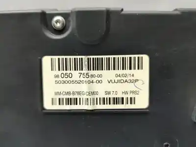 Second-hand car spare part dashboard for citroen c4 picasso attraction oem iam references 9805075580