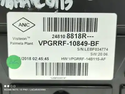 Peça sobressalente para automóvel em segunda mão quadrante por renault clio iv business referências oem iam 248108818r  