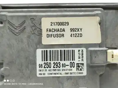 Автозапчасти б/у многофункциональный дисплей за citroen c4 picasso live ссылки oem iam 9825029380  