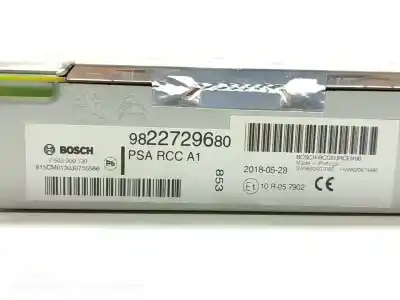 Second-hand car spare part audio system / radio cd for citroen c4 picasso live oem iam references 9822729680