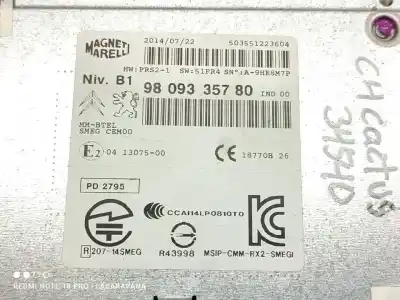 Автозапчасти б/у аудиосистема / радио cd за citroen c4 cactus business ссылки oem iam 9809335780  