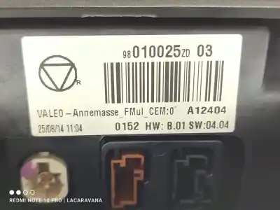 Автозапчастина б/у gps навігаційна система для citroen c4 cactus business посилання на oem iam 981148628000