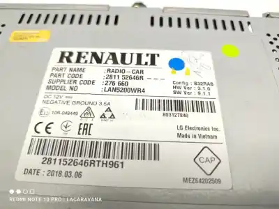 Автозапчастина б/у БАГАТОФУНКЦІЙНИЙ ДИСПЛЕЙ для DACIA SANDERO  Посилання на OEM IAM 281152646R  