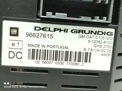 Tweedehands auto-onderdeel multifunctioneel display voor opel antara cosmo 4x4 oem iam-referenties 96627615  