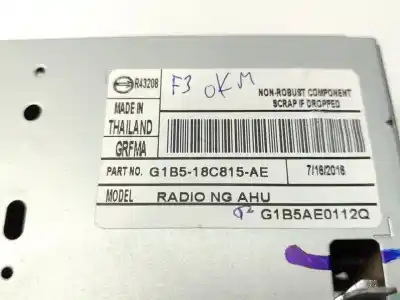 Peça sobressalente para automóvel em segunda mão sistema de áudio / rádio cd por ford ka+ essential referências oem iam g1b518c815ae  