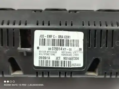 Tweedehands auto-onderdeel multifunctioneel display voor citroen c3 tonic oem iam-referenties 98079914xt  