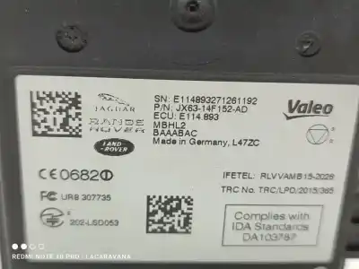 Peça sobressalente para automóvel em segunda mão SENSOR por LAND ROVER RANGE ROVER VELAR  Referências OEM IAM JX6314F152AD  
