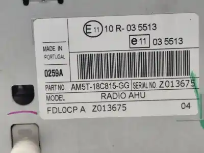 Автозапчасти б/у аудиосистема / радио cd за ford c-max trend ссылки oem iam am5t18c815gg  