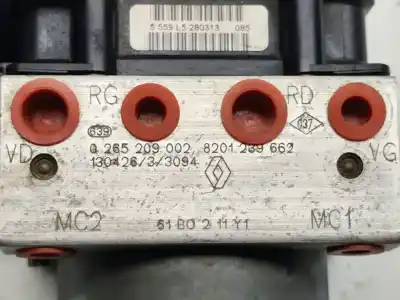 Peça sobressalente para automóvel em segunda mão abs por renault kangoo profesional referências oem iam 8201239662  